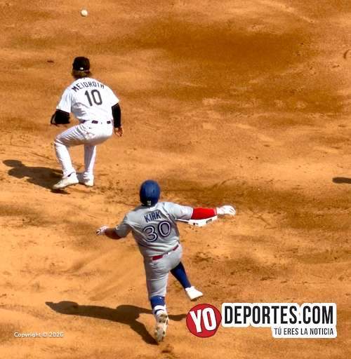 Alejandro Kirk catcher de los Azulejos de Toronto.