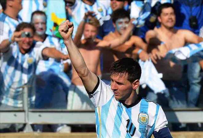 Lionel Messi, "Estoy contento, pero hay mucho margen para mejorar". EFE