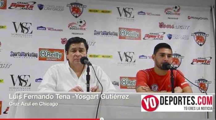 Luis Fernando Tena y Yosgart Gutierrez sorprendido por el apoyo a Cruz Azul en Chicago