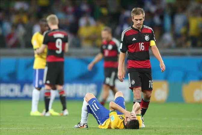 ¿Con el 0-5 Alemania sacó el pie del acelerador?. EFE