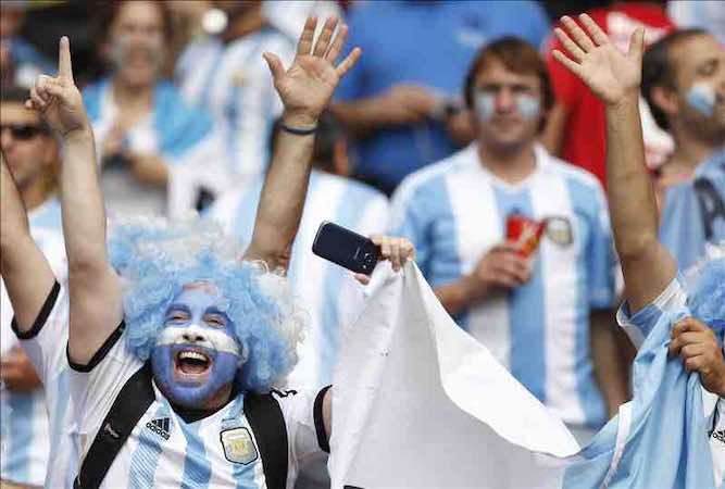 Las supersticiones argentinas para ganar el Mundial. EFE