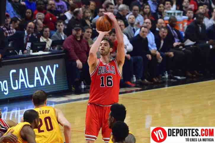 Pau Gasol hizo 18 puntos en el triunfo de Chicago Bulls contra Cleveland Cavaliers de LeBron James
