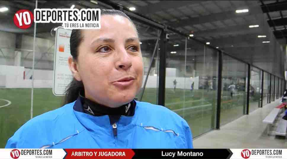 Árbitro Lucy Montano también mete goles