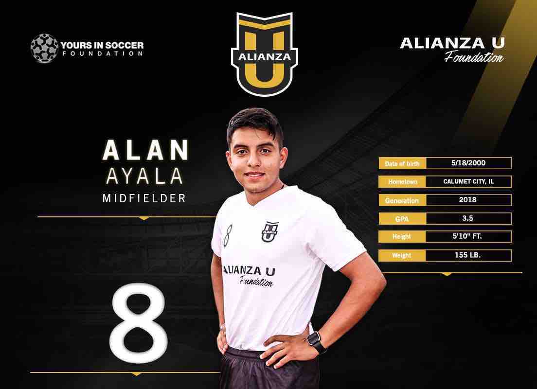 Alan Ayala a la selección colegial Alianza U Foundation