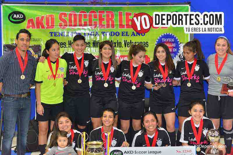 Lady Sharks ganan la Champions Femenil de AKD Premier Academy Soccer League