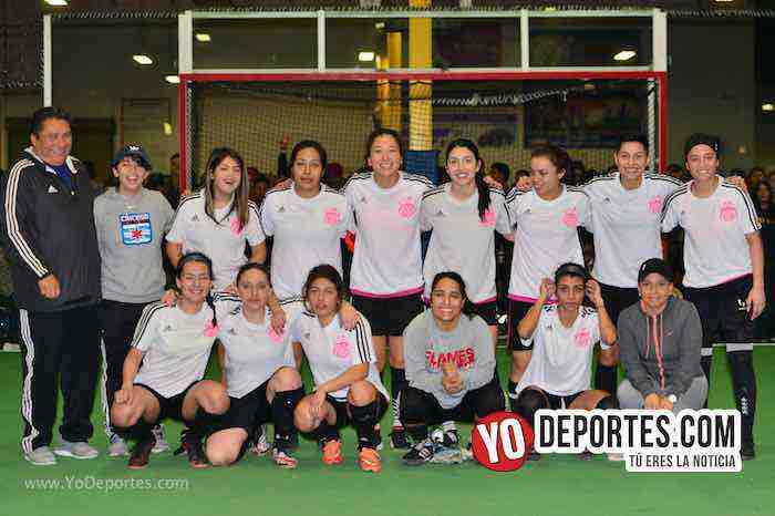 En maratón de penales Iguala gana final femenil de Windy City Soccer League