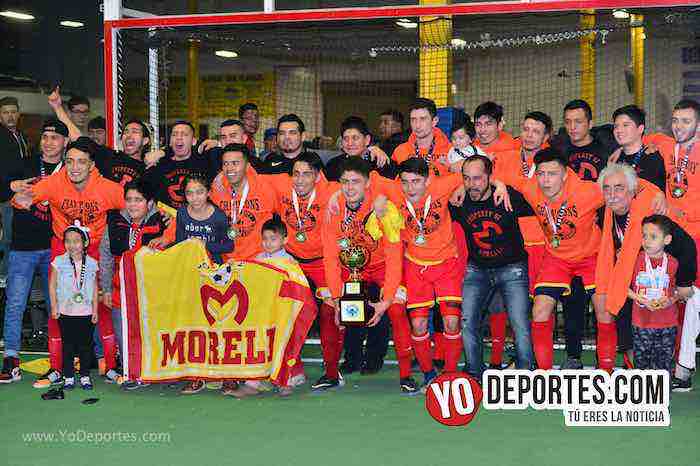 ¡Campeonísimos! Morelia levanta su tercera copa en Windy City Soccer League