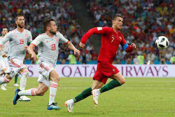 Cristiano Ronaldo frustra a España con un hat trick en el Mundial