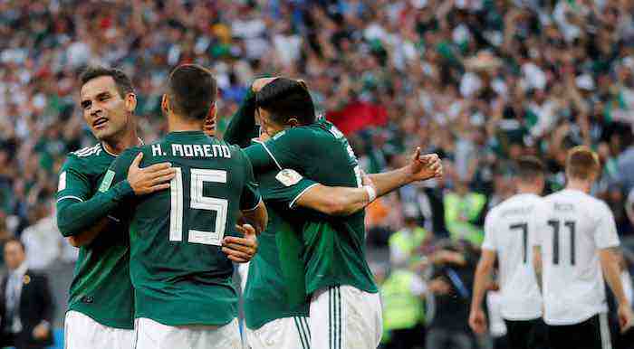 México logra su primer triunfo en un Mundial ante la potente Alemania