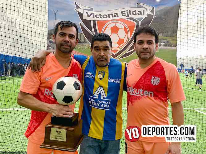 Atlético Potosino campeón de veteranos en la Liga Victoria Ejidal