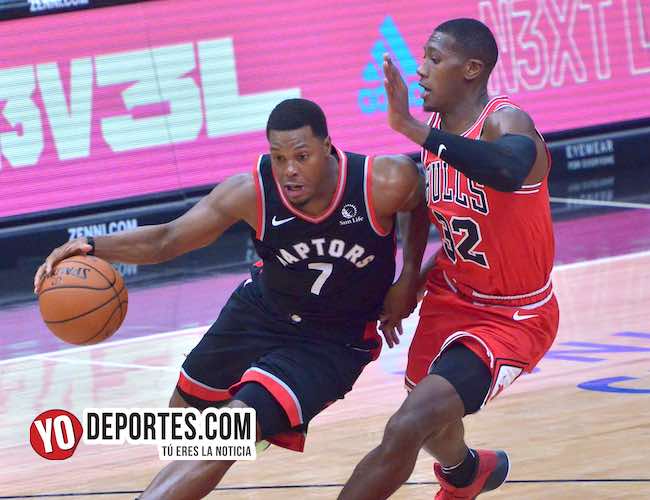 Los campeones Raptors de Toronto amargan noche inaugural a los Bulls