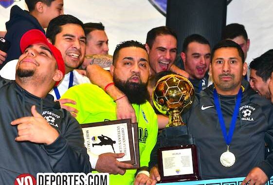 Iguala el eterno invicto otra vez campeón de veteranos en Chitown Futbol