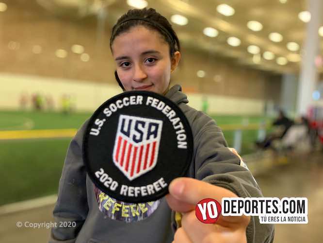 Yuzim Valencia obtiene gafete de árbitro de la Federación de Futbol de Estados Unidos