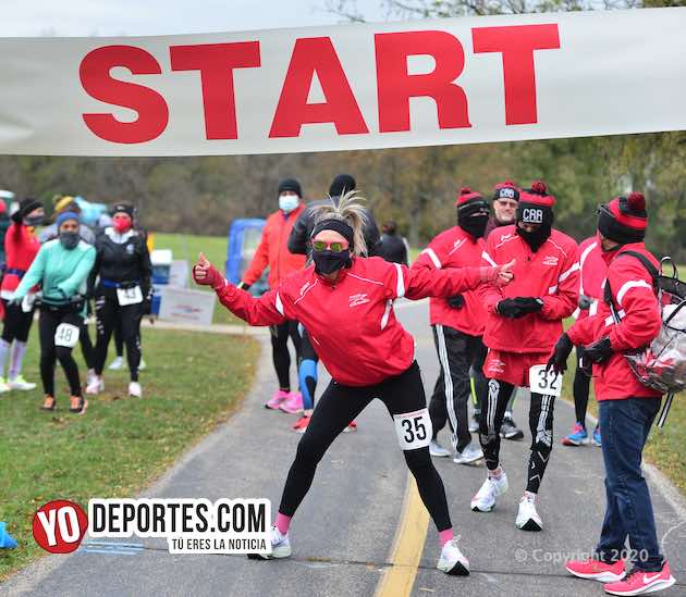 Chicago Road Runners hacen historia corriendo el único maratón en plena pandemia