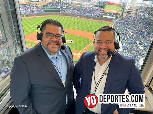 Elio Benítez y Miguel Esparza los Gigantes de la radio deportiva en español de Chicago