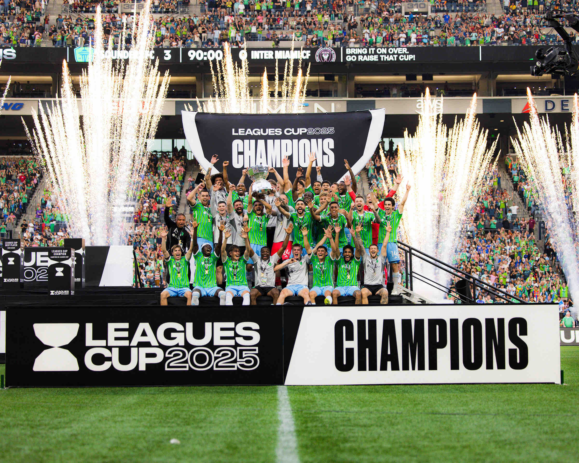 Inter Miami CF ni las manos metió y Seattle Sounders FC campeón Leagues Cup 2025