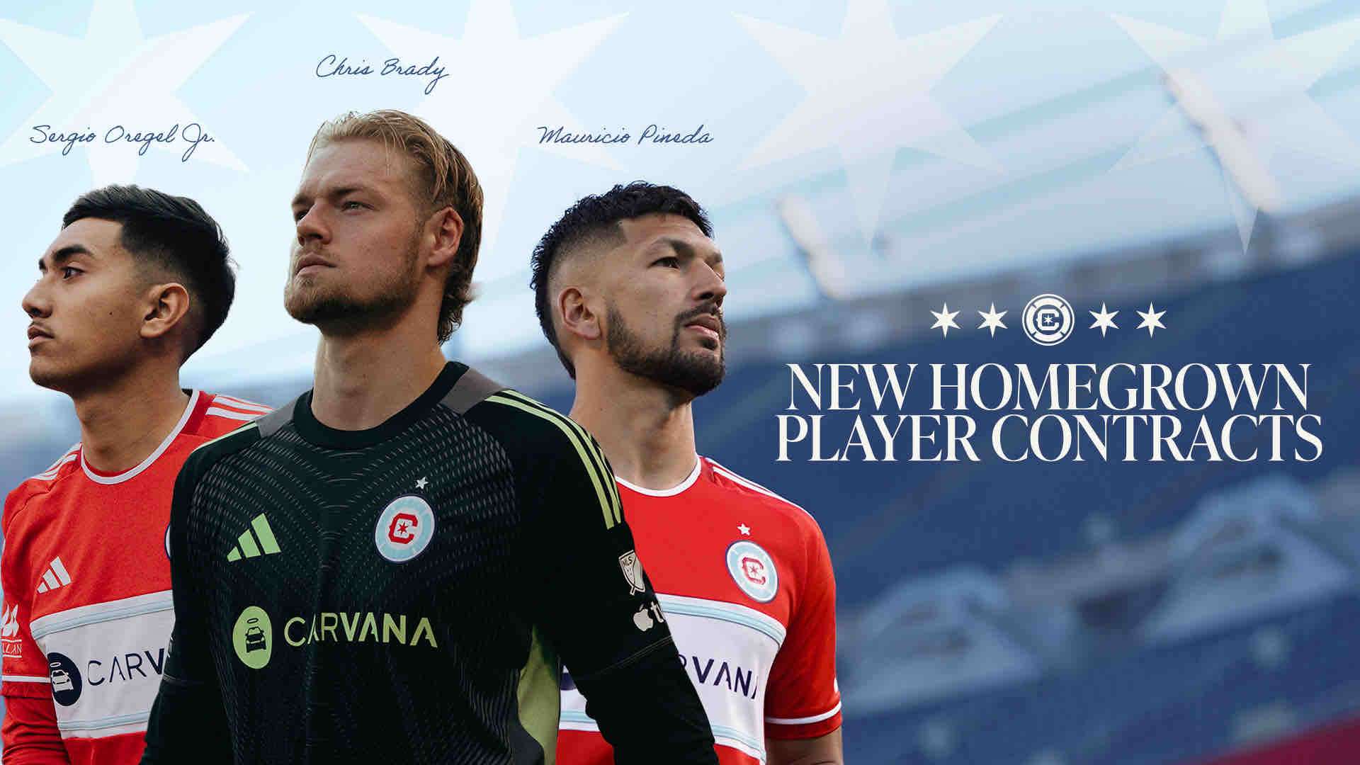Sergio Oregel Jr. y Mauricio Pineda extienden contrato con el Chicago Fire