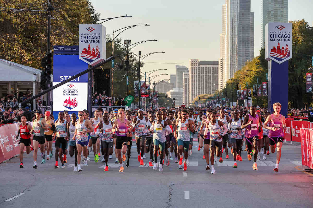 Más de 54 mil corredores cruzaron la meta del Maratón de Chicago
