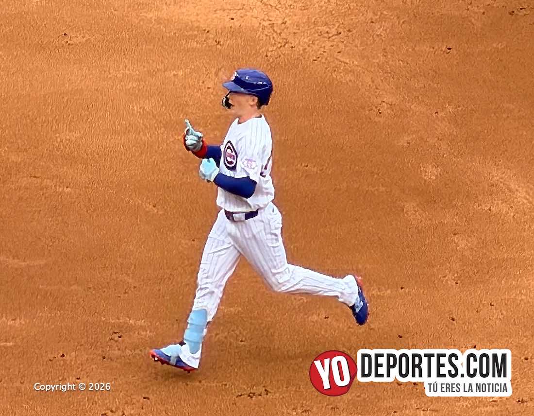 Pete Crow-Armstrong PCA conectó tres jonrones para los Cachorros de Chicago.